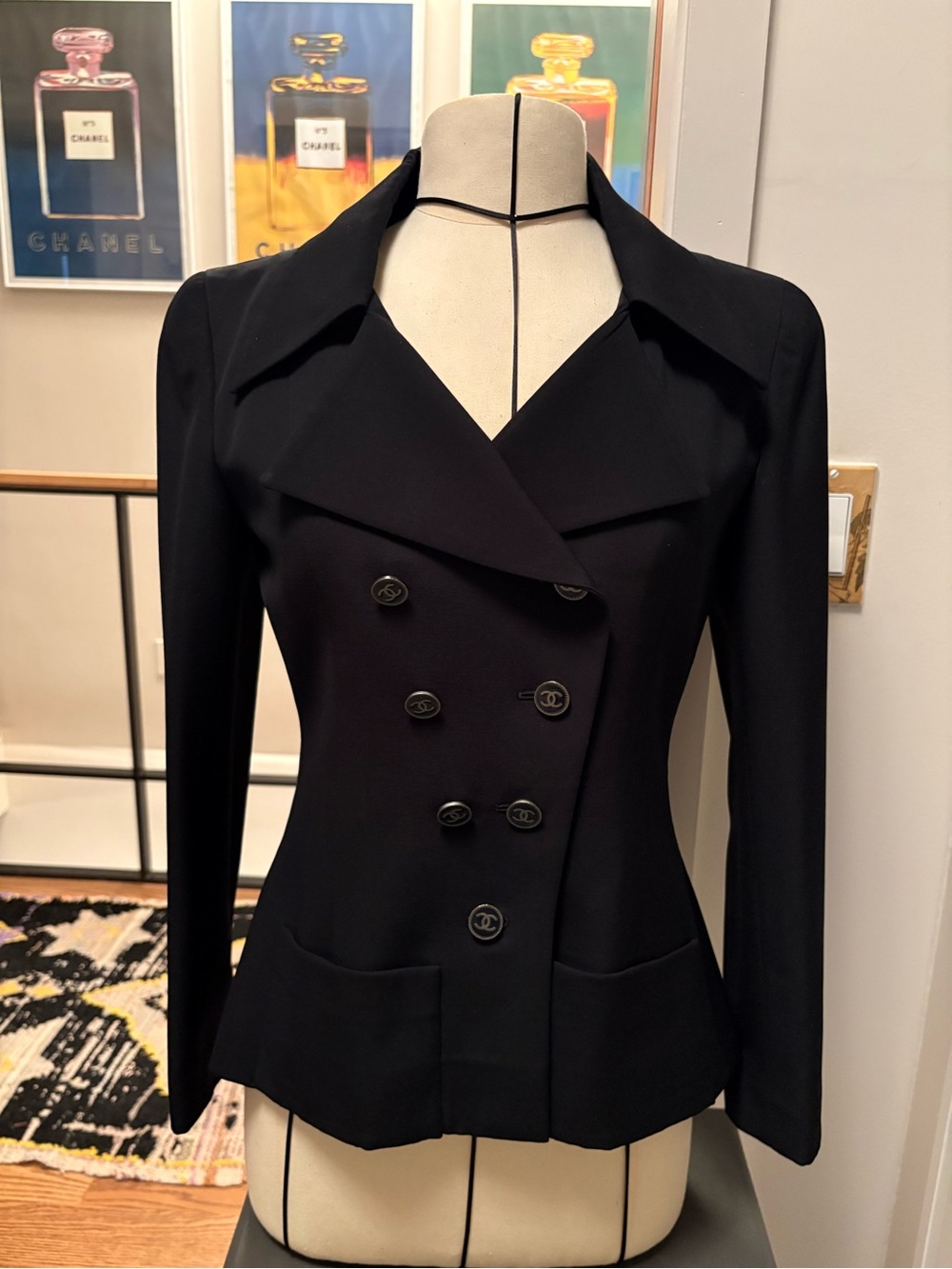 Vintage Chanel Little Black Jacket